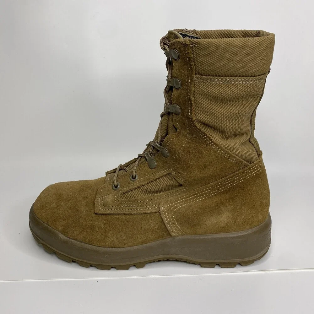 Belleville Boots Mens Size 6 Extra Wide Tan Gore-Tex Waterproof Vibram Military